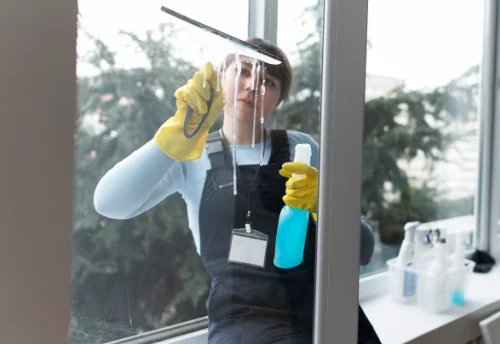 Nettoyage de vitres intérieures et extérieures à Bellevigne